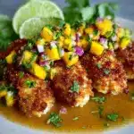 Crispy Coconut-Curry Fish with Mango Salsa Recipe