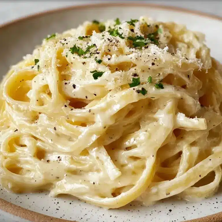 One-Pot Greek Yogurt Alfredo Pasta (Creamy and Healthy) Recipe