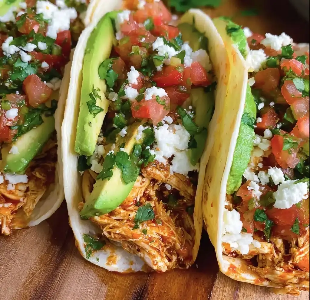 Slow Cooker Chicken Tacos Recipe - Recipe Image