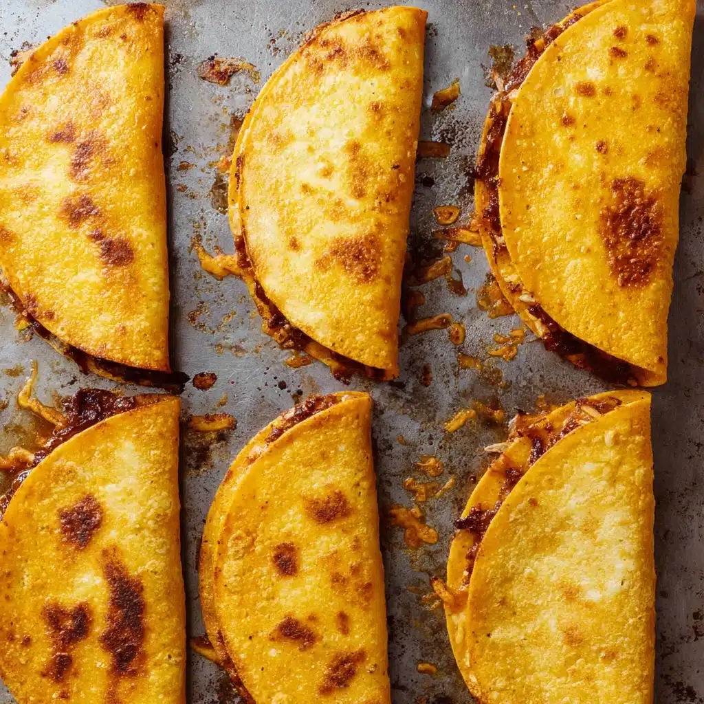 Easy Baked Crispy Chicken Tacos Recipe - Recipe Image