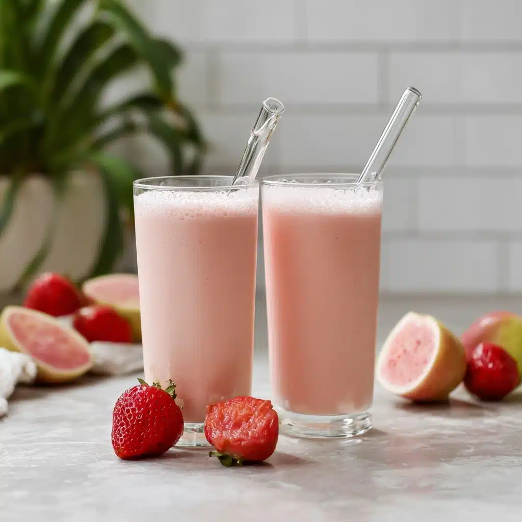 Batido de Fresa con Guayaba (Cuban Strawberry Guava Shake) Recipe - Recipe Image