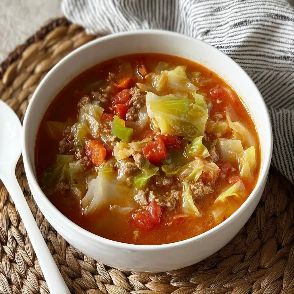 Slow Cooker Unstuffed Cabbage Roll Soup Recipe - Recipe Image