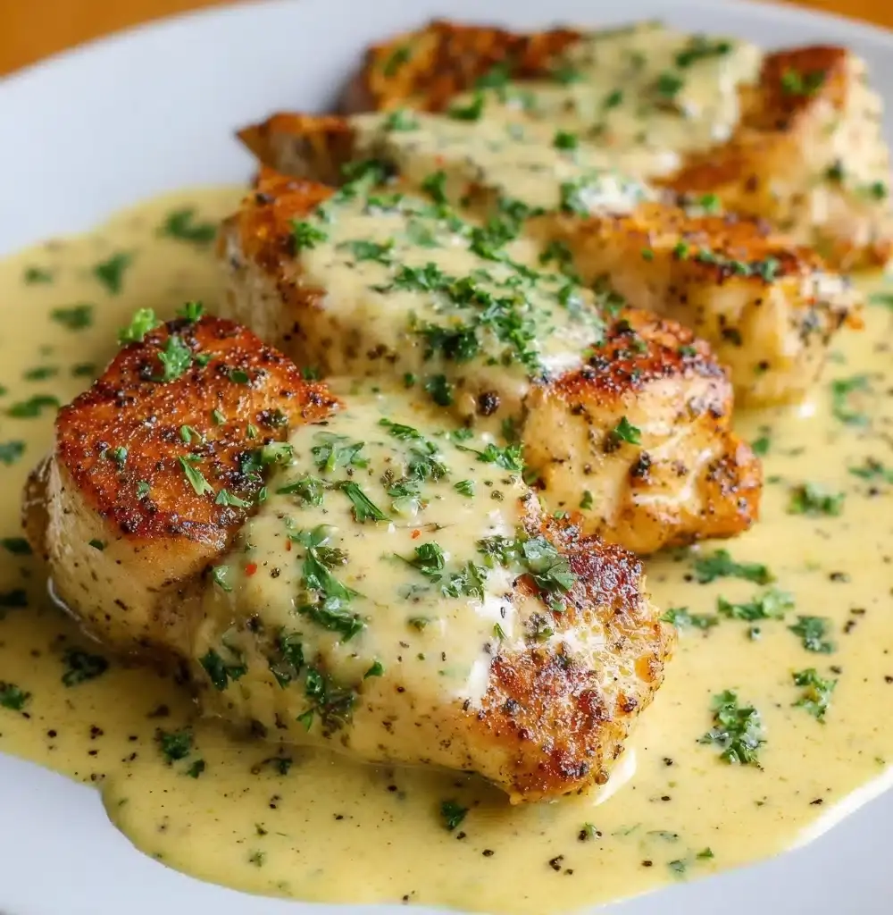 Creamy Dijon Mustard Chicken Recipe - Recipe Image