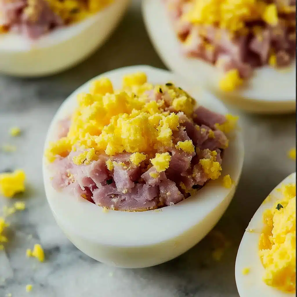 Easy Deviled Eggs Made with Deviled Ham - Alrightwithme Recipe - Recipe Image