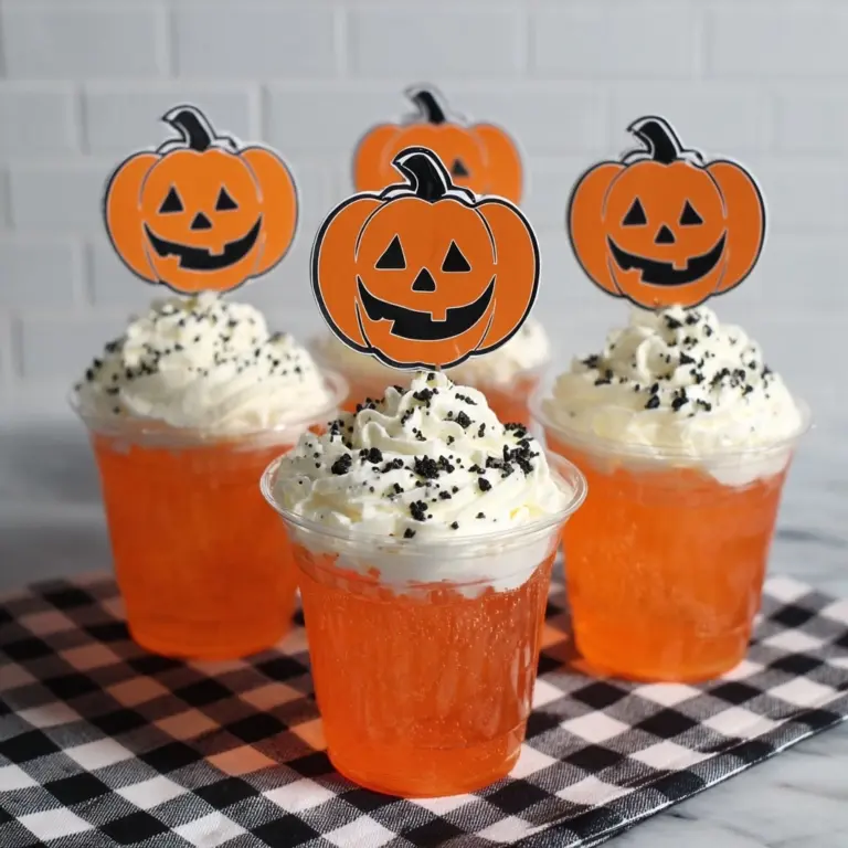 Halloween Movie Pumpkin Jello Shots Recipe