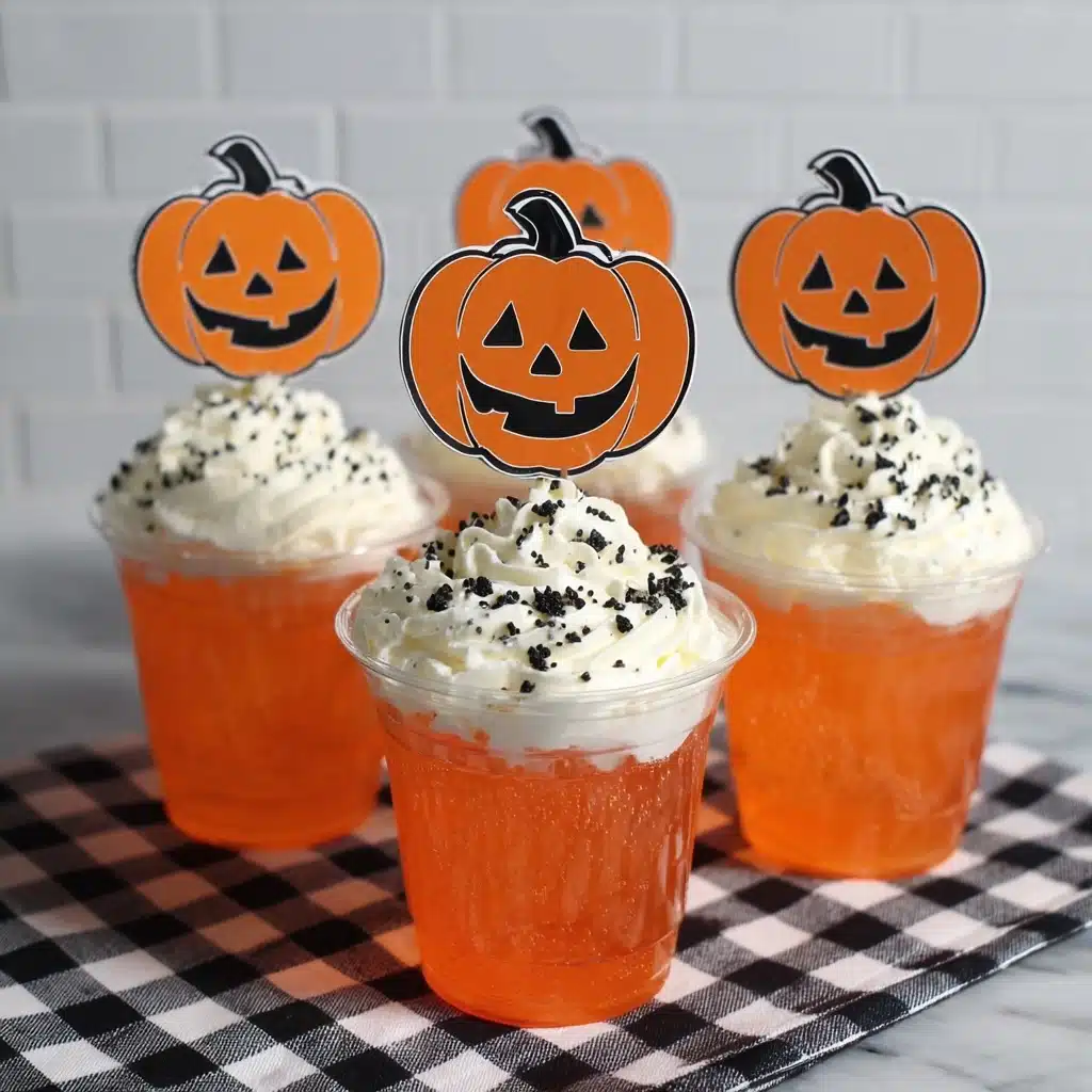 Halloween Movie Pumpkin Jello Shots Recipe