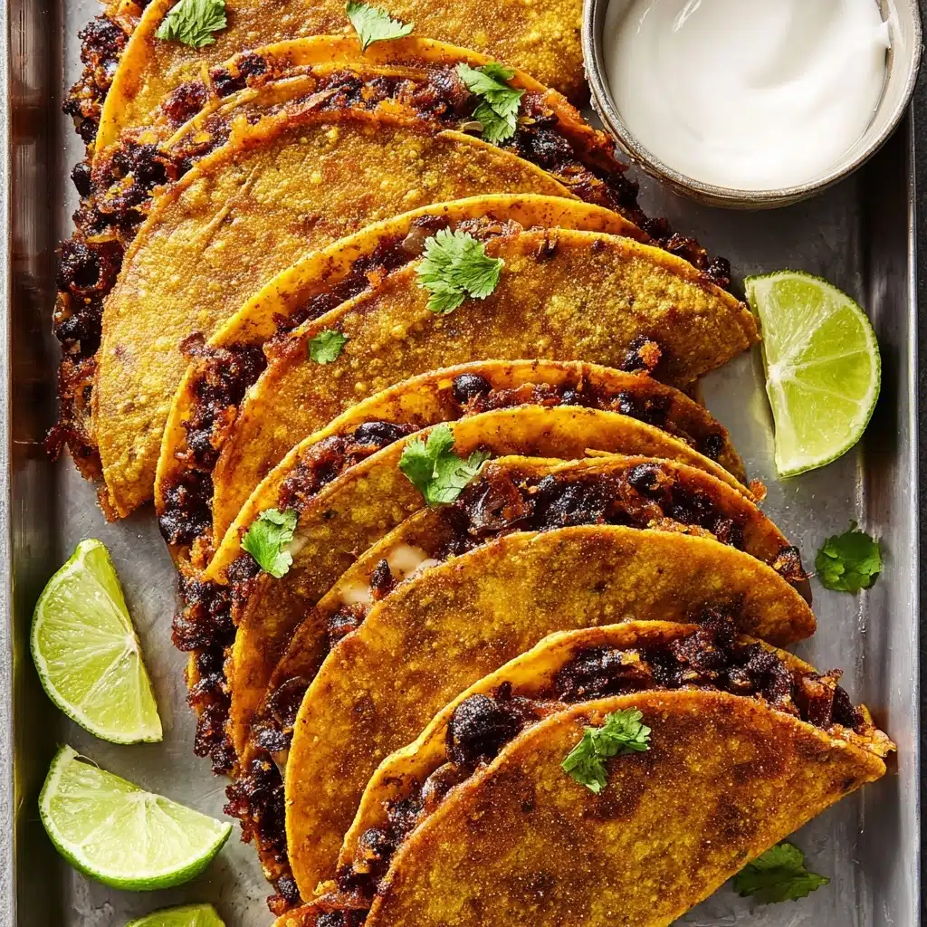 Crispy Sheet-Pan Black Bean Tacos Recipe - Recipe Image