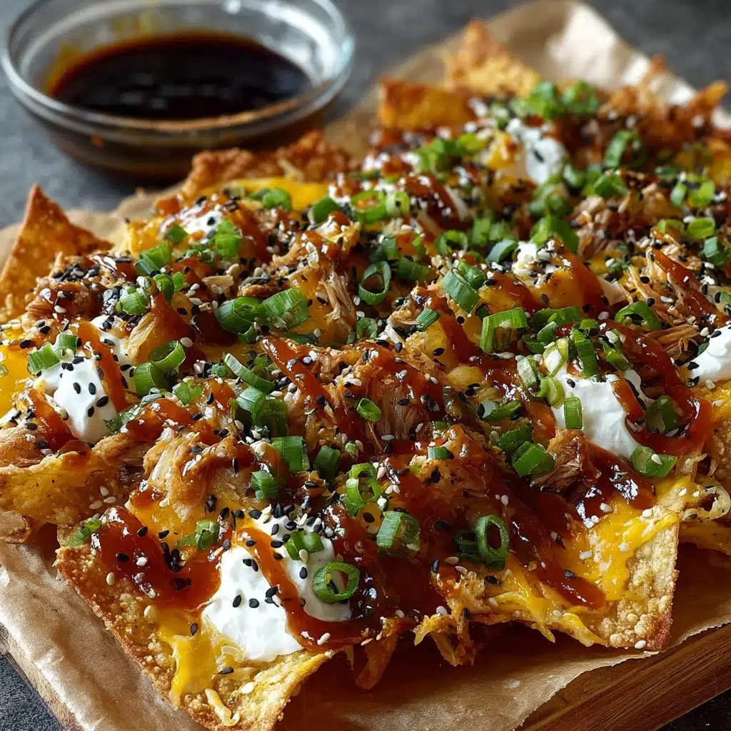 Crab Rangoon Nachos Appetizer: The Ultimate Party Snack Recipe - Recipe Image