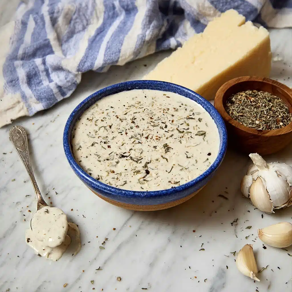 Garlic Parmesan Wing Sauce Recipe - Recipe Image