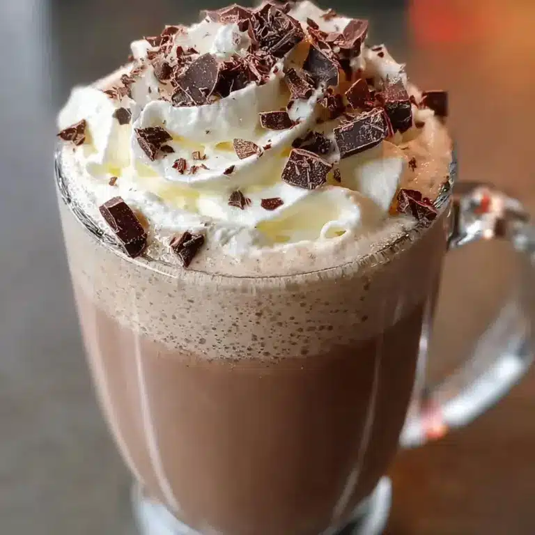Frozen Hot Chocolate: A Cool Treat You Must Try Now! Recipe