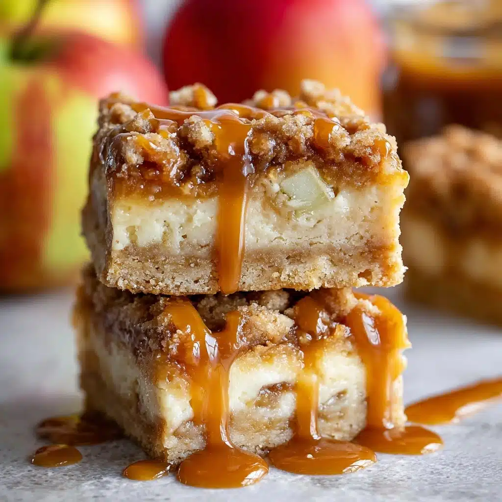 Caramel Apple Cheesecake Bars Recipe