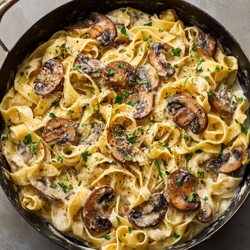 Creamy Mushroom Stroganoff Pasta Recipe