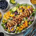 Salad with Corn and Lime Basil Dressing Recipe