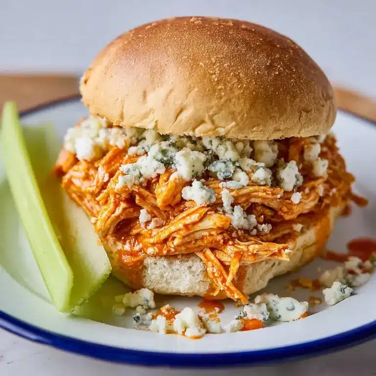 Instant Pot Buffalo Chicken Sandwiches Recipe