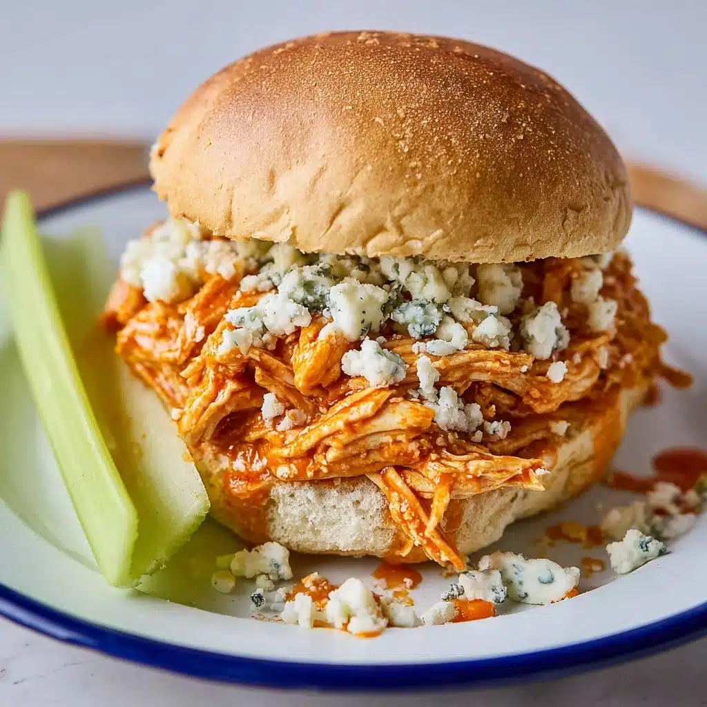 Instant Pot Buffalo Chicken Sandwiches Recipe