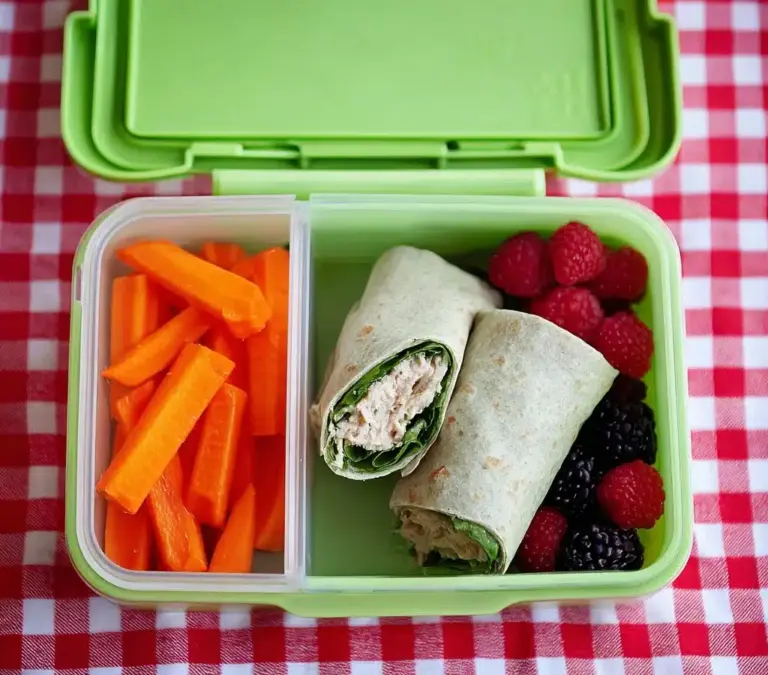 Rotisserie Chicken Lunch Wrap Recipe