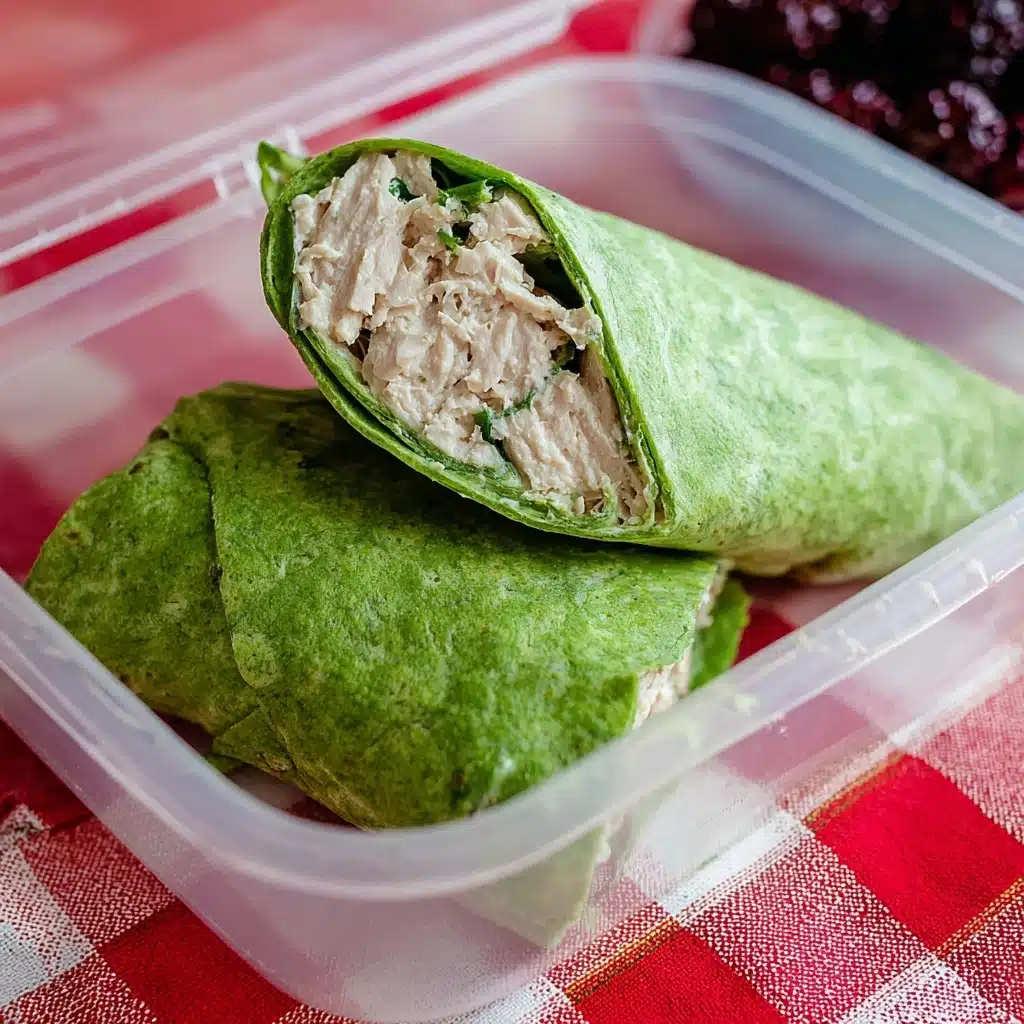 Rotisserie Chicken Lunch Wrap Recipe - Recipe Image