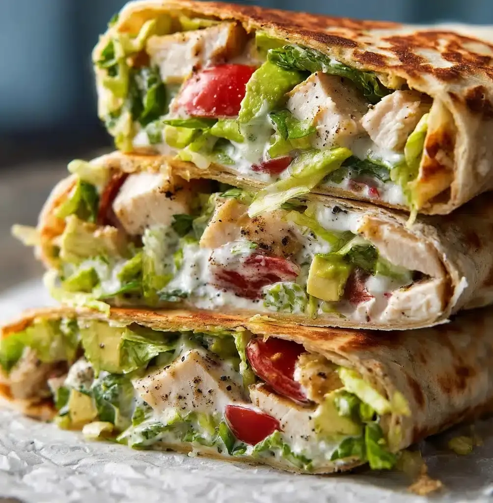 Chicken Caesar Wrap Recipe