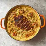 The Best Alfredo pasta with chicken and shrimp Recipe