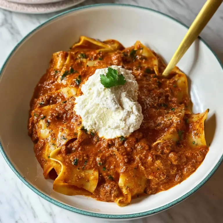 Easy & Creamy Lasagna Soup Recipe
