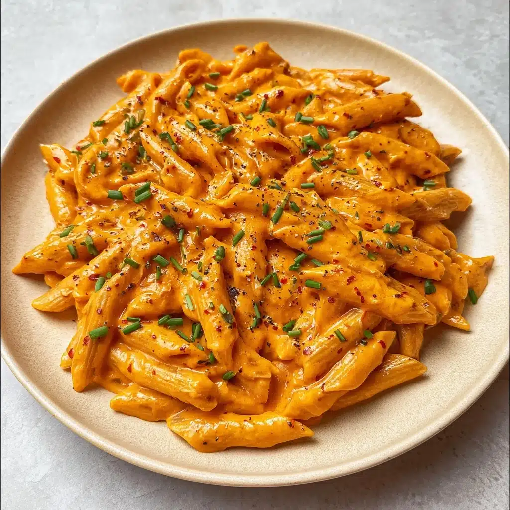 Easy Roasted Red Pepper Pasta Sauce (Creamy Recipe) Recipe - Recipe Image