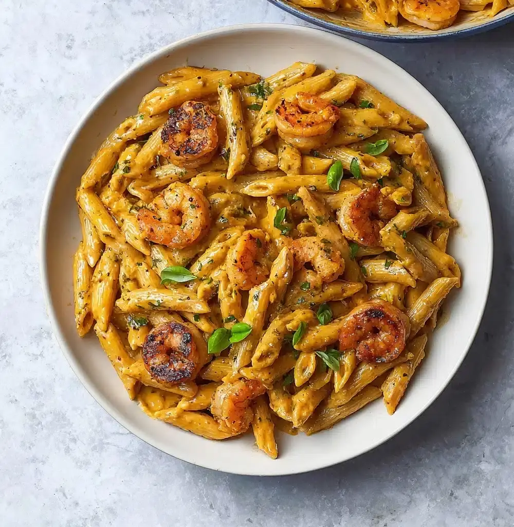 Easy Boursin Pasta Recipe (with Shrimp) VIRAL on tiktok Recipe - Recipe Image