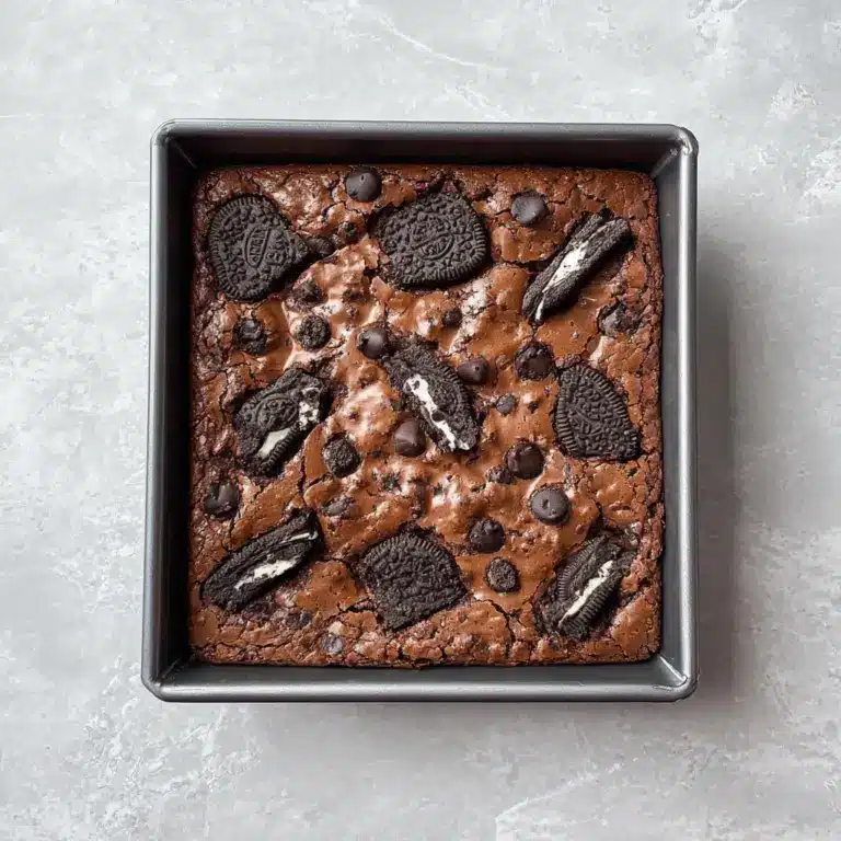 Easy Fudgy Oreo Brownie Recipe