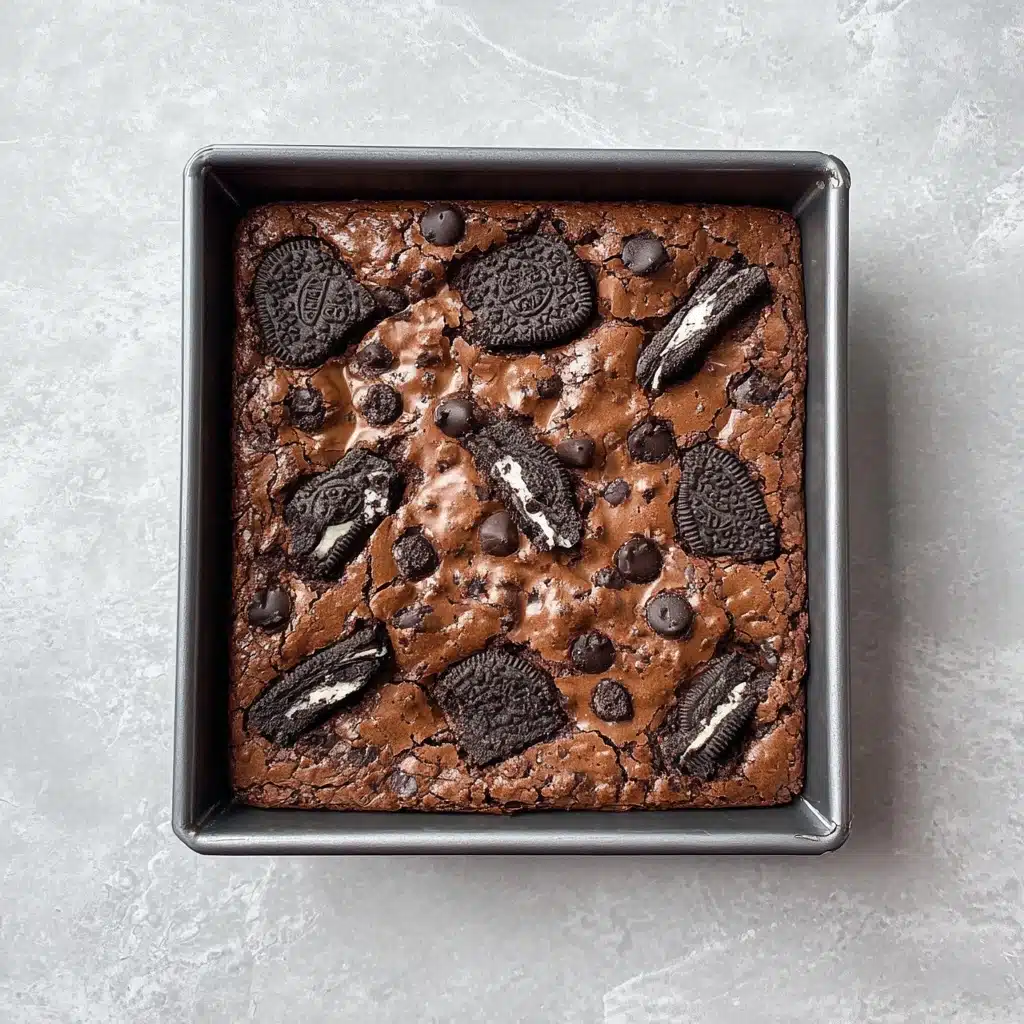 Easy Fudgy Oreo Brownie Recipe