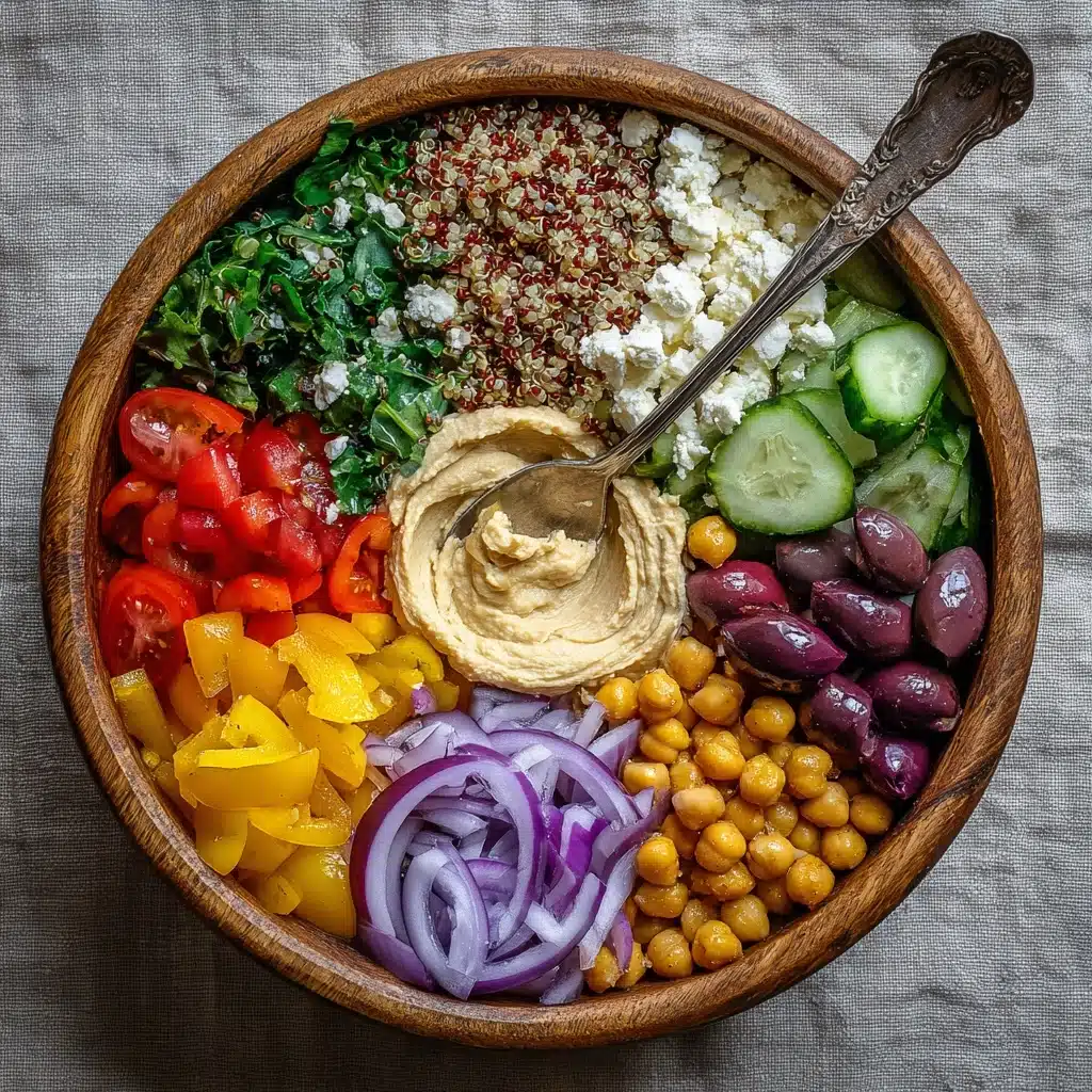 Spicy Mediterranean Lunch Bowl Recipe - Recipe Image
