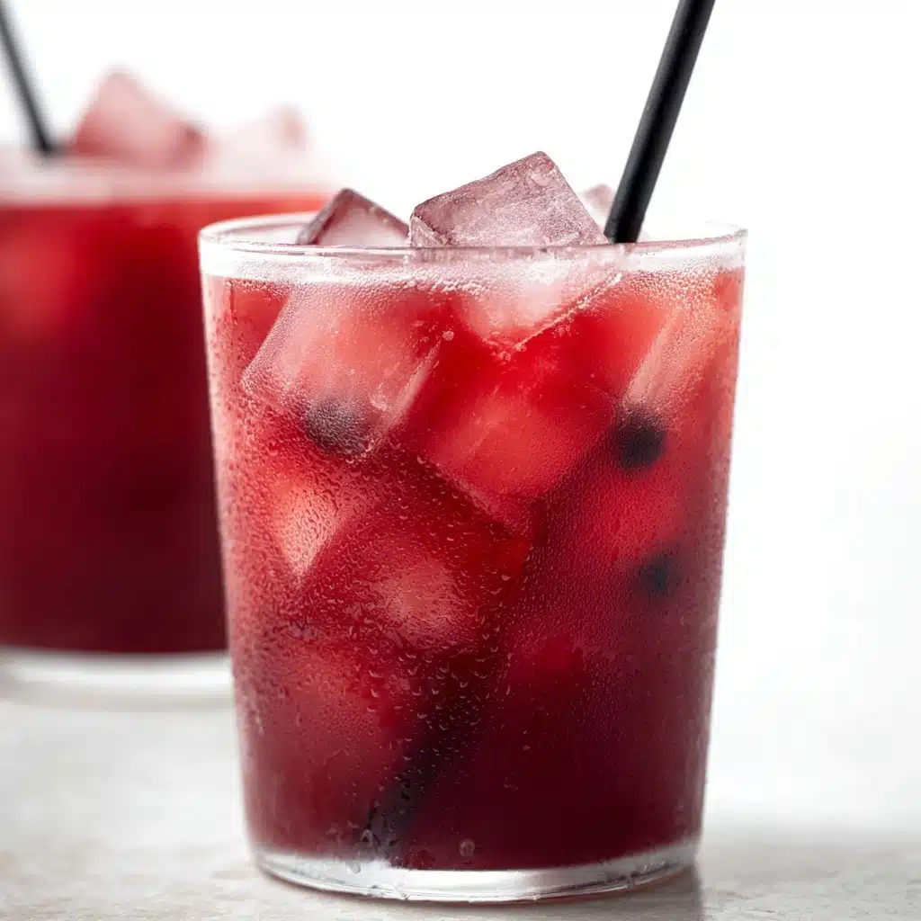 Strawberry Hibiscus Iced Tea Recipe - Recipe Image