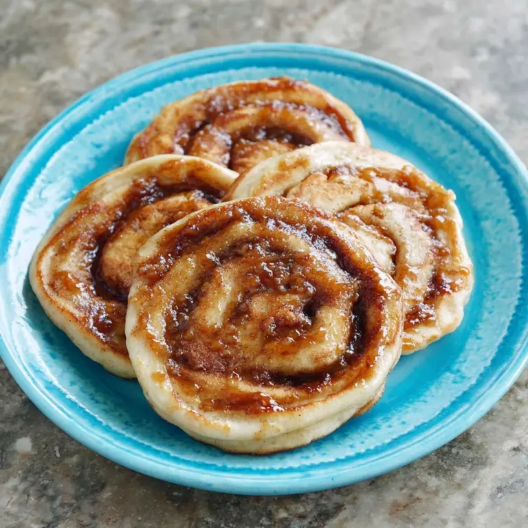 Cinnamon Roll Pancakes Recipe