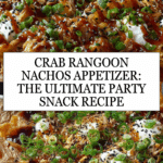 Crab Rangoon Nachos Appetizer: The Ultimate Party Snack Recipe