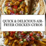 20 Minute Air-Fryer Chicken Gyros Recipe