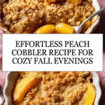 Improved Lazy Man Peach Cobbler Recipe