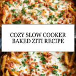 Slow Cooker Baked Ziti Recipe