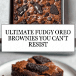 Easy Fudgy Oreo Brownie Recipe