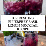 Blueberry Basil Lemon Mocktail: A Refreshing Summer Recipe