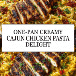One-Pan Creamy Sweet and Spicy Cajun Chicken Pasta Recipe