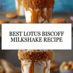 Best Lotus Biscoff Milkshake Recipe