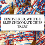 White & Blue Chocolate Covered Chips Recipe
