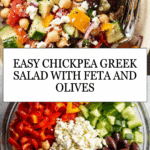 The Easiest Chickpea Greek Salad Recipe