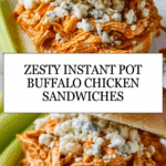 Instant Pot Buffalo Chicken Sandwiches Recipe