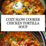 Slow Cooker Chicken Tortilla Soup Recipe