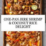 Sheet Pan Jerk Shrimp with Coconut Rice Recipe
