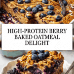 Protein Baked Oatmeal Recipe