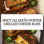 Easy Roasted Jalapeno Popper Grilled Cheese Recipe