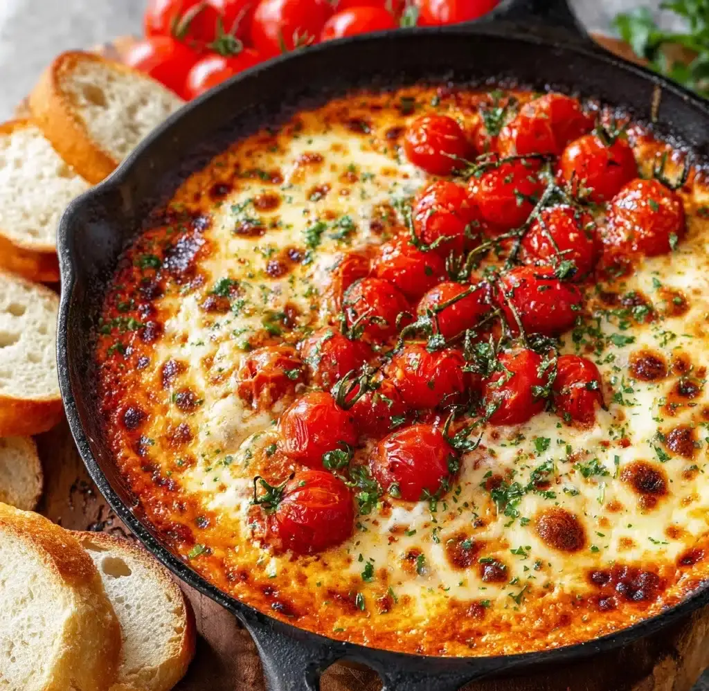 Cheesy White Bean Skillet Bake Recipe - Recipe Image