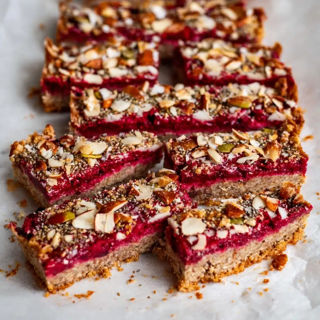 Healthy Raspberry Coconut Granola Bars Recipe - Recipe Image