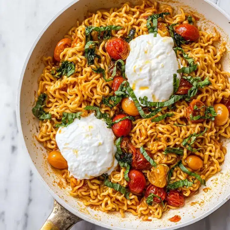 Burst Tomato Burrata Pasta Recipe