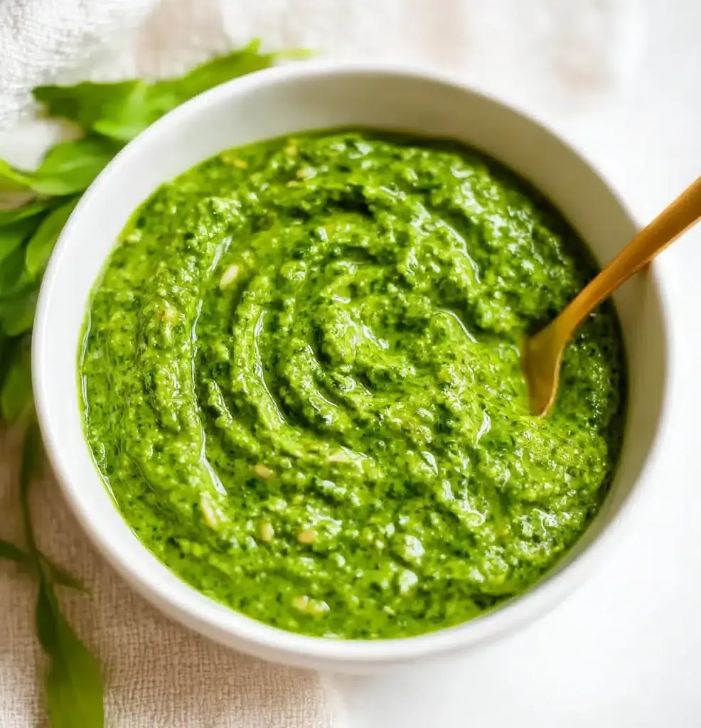 Easy Kale Basil Pesto Recipe